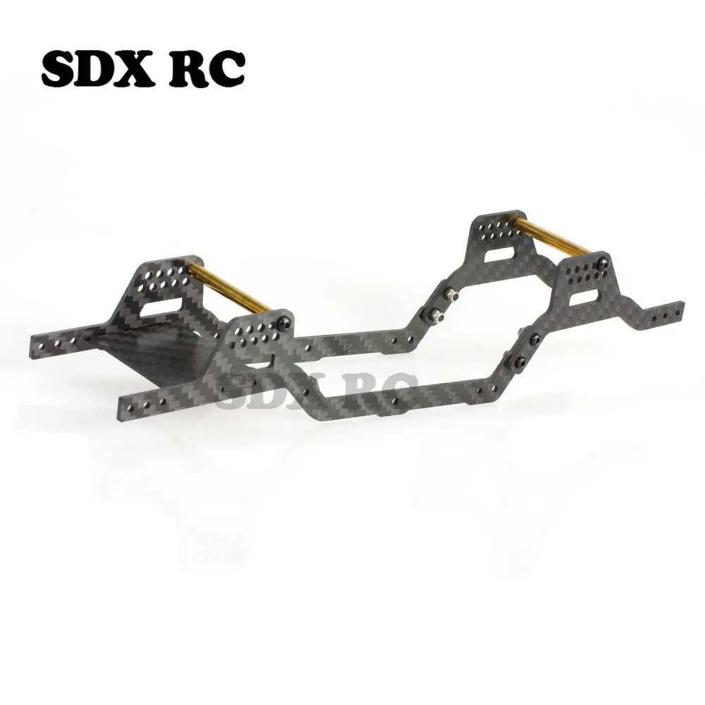 

TRX4M LCG Carbon Fiber Chassis Kit Frame Girder Rail for TRX4M 1/18 RC Crawler Car Upgrade Parts Accessories