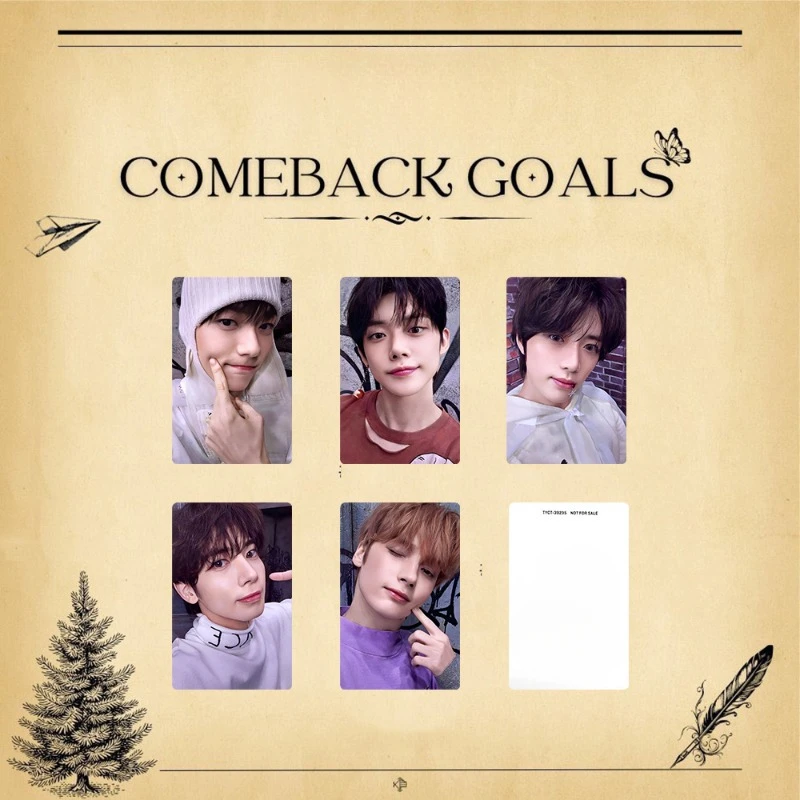 Carte photo Kpop, petite carte postale double face, cadeau GérCollection, SOOBIN YEONJUN BEOMdean U CHIKAI TAEHYUN HUENINGKAI LOMO