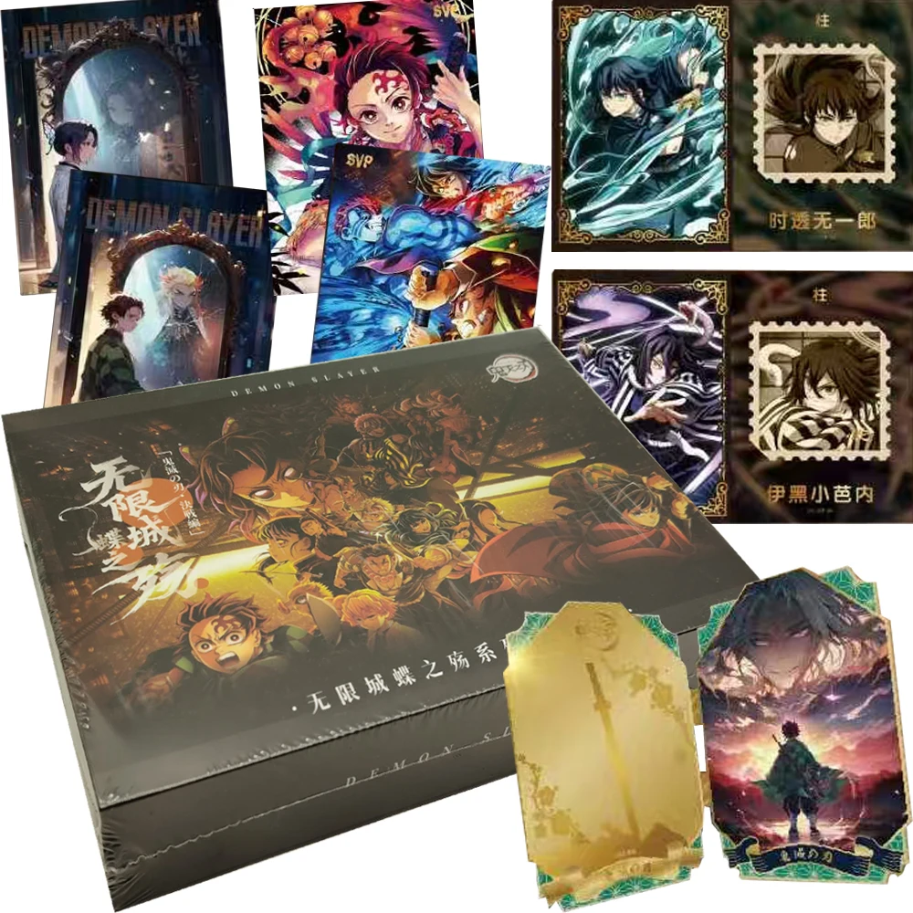 

Popular Anime Demon Slayer Collection Cards Limited Edition Exquisite Hand Drawn Special-shaped Character Card Creative Toy Gift