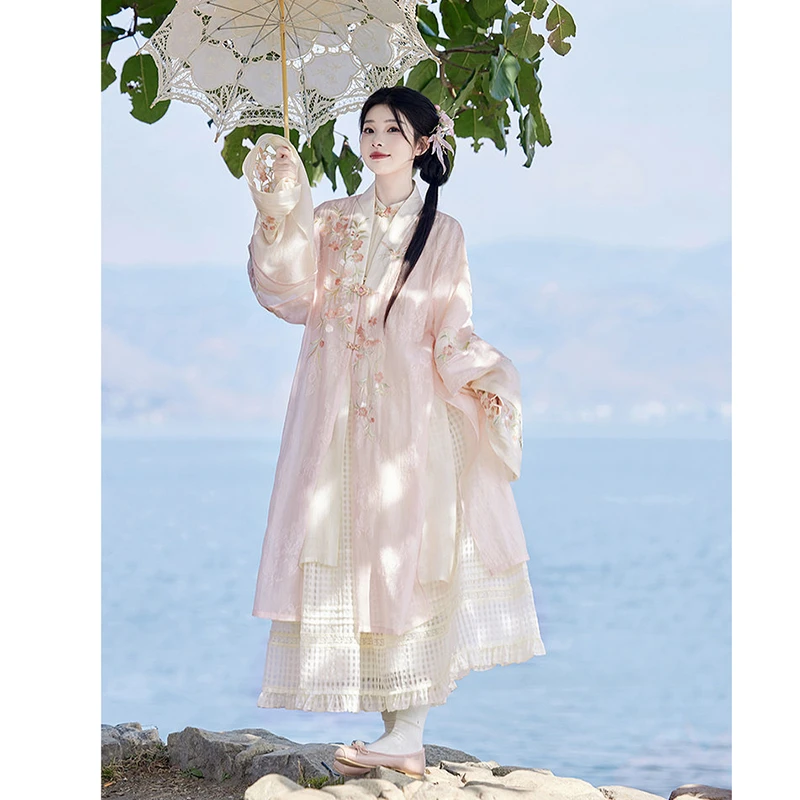 New Arrival Summer Women Loose Casual All-matched Plaid Good Quality A-line Skirt Sweet Cute Lace Patchwork Mid-calf Skirts T219