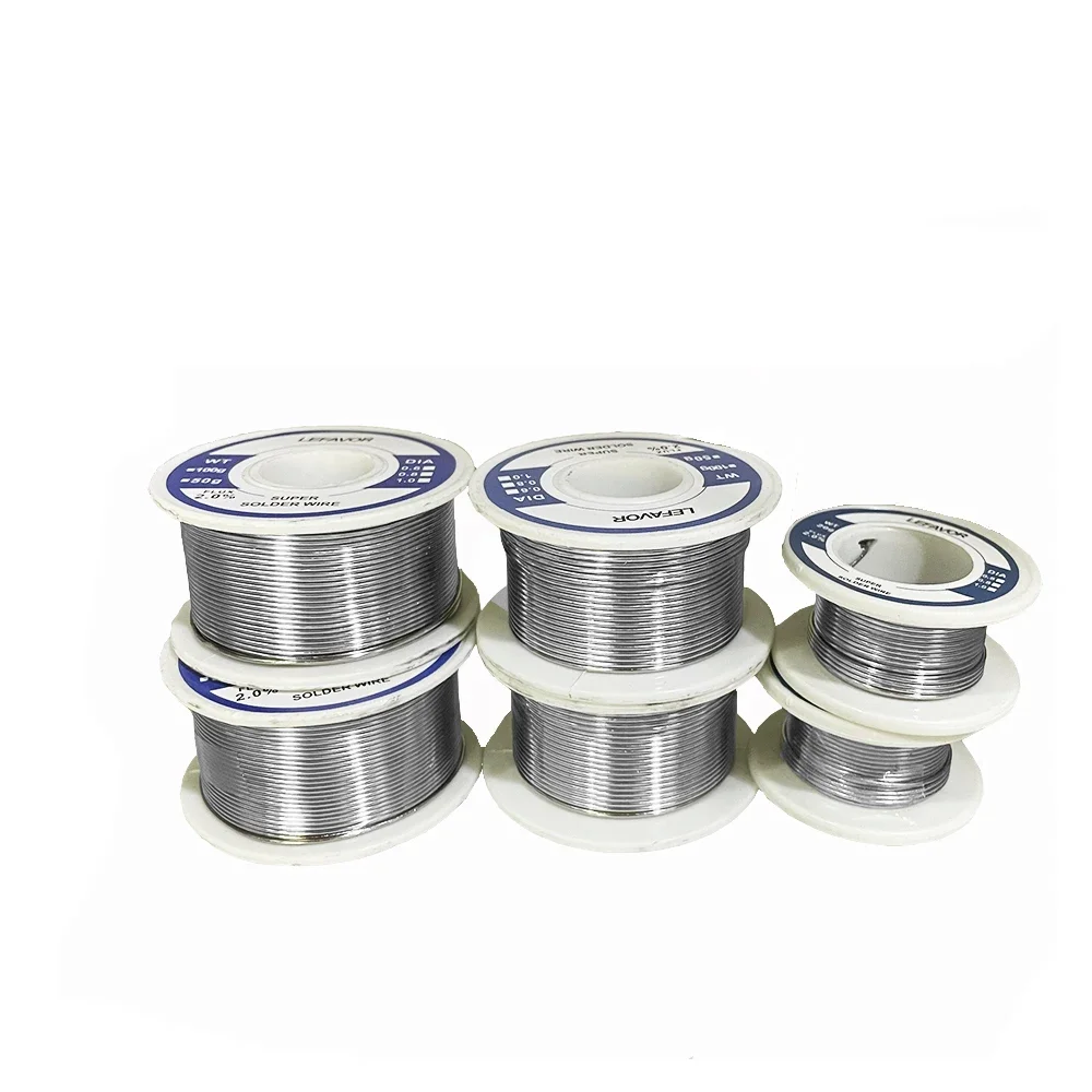 0.8mm 1.0mm 20g 50g 100g Soldering Tin Wire Tin Melt Rosin Core Solder Soldering Wire Roll No-clean FLUX 2.0%