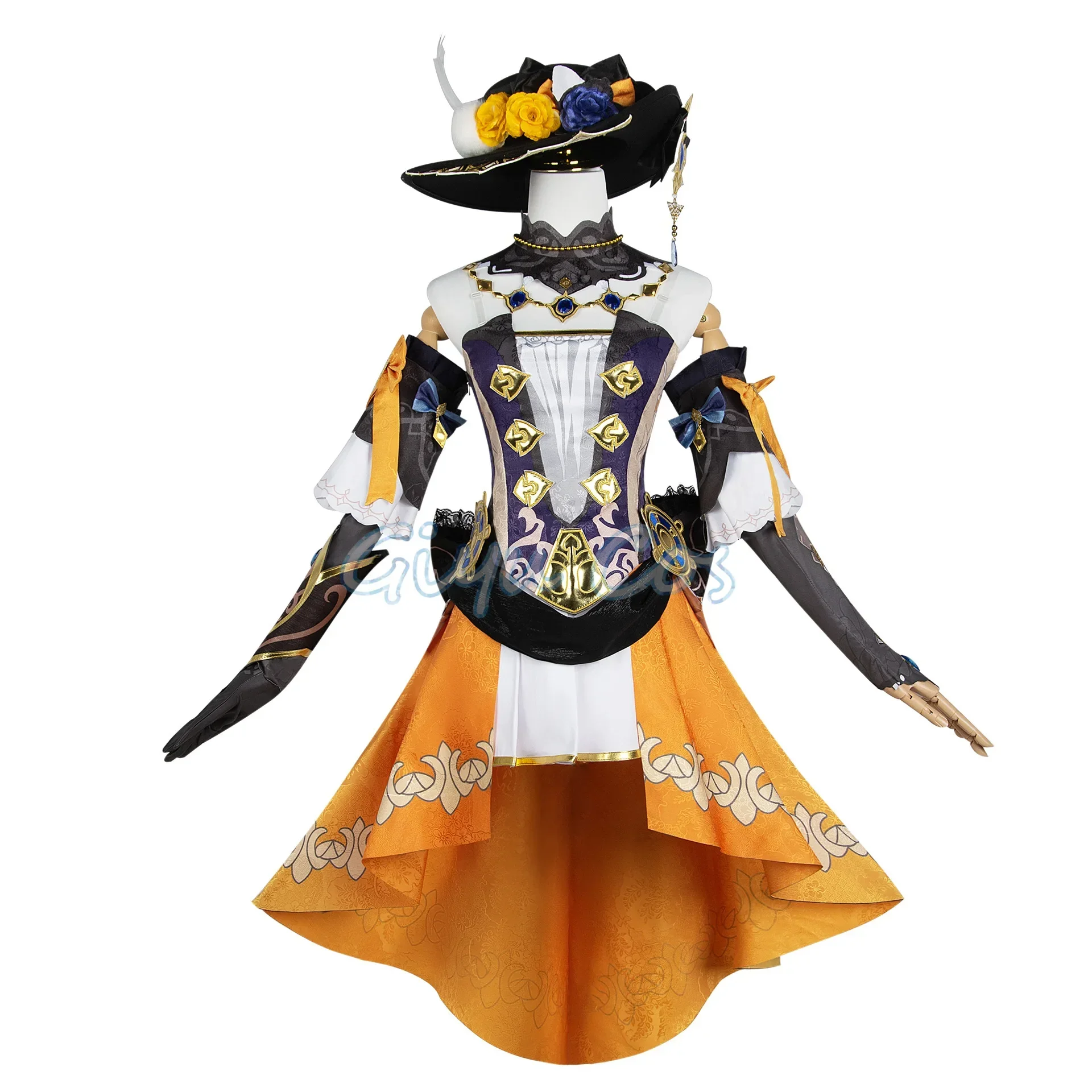 

Navia Cosplay Costume Genshin Impact Carnival Uniform Anime Halloween Party Costumes Masquerade Women Game
