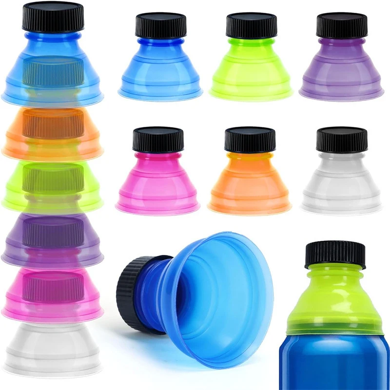 1Pc/6Pcs Reusable Plastic Beer Water Dispenser Lid Protector Caps Cover Bottle Top Soda Saver Can Cap Fashion Accessories