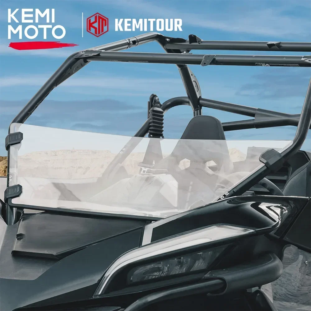 CF MOTO ZForce 950 1000 Sport, HO SPORT, H.O. için CFMOTO için UTV Ön Yarım Ön Cam. EX 2020-2024 KEMIMOTO Ön Cam