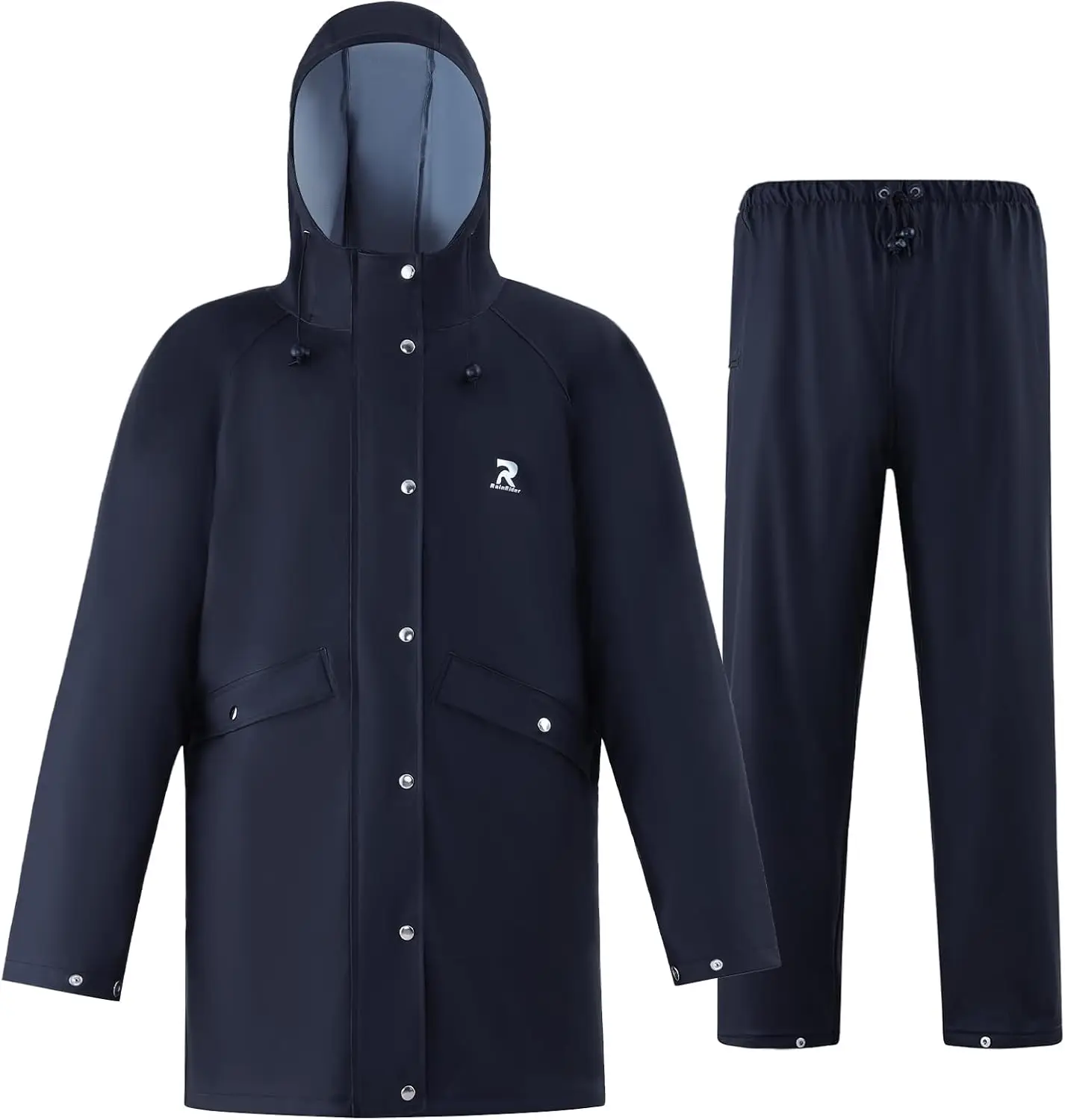 

Водонепроницаемые прочные дождевые костюмы для мужчин и женщин, комплект из длинной куртки и брюк