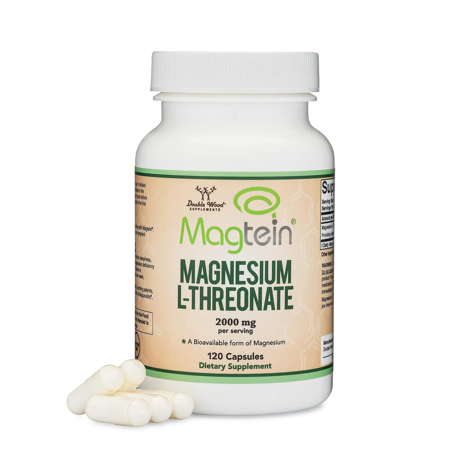 Magtein - Magnesium L-Threonate Supplement, Memory, Focus, Sleep & Brain Health Formula for Men & Women, Cognitive Support