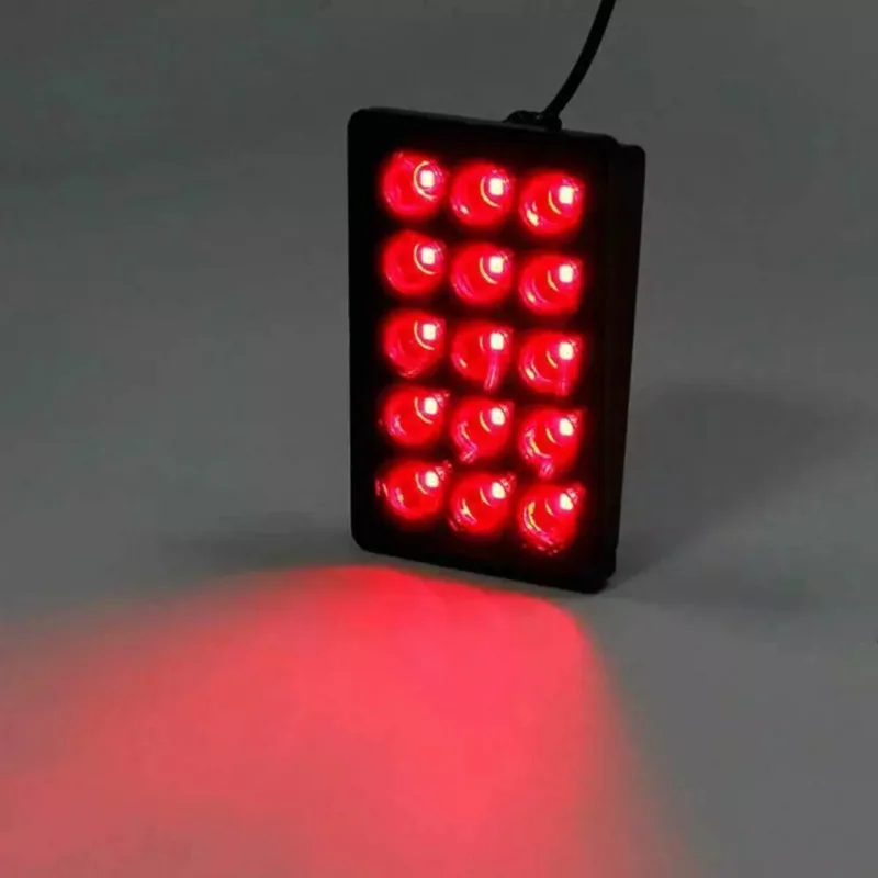 Car LED Pilot Light Anti-rear-end Collision Warning Flashing Taillight Brake Cruise Light Tail Brake Stop Light Car Accessories