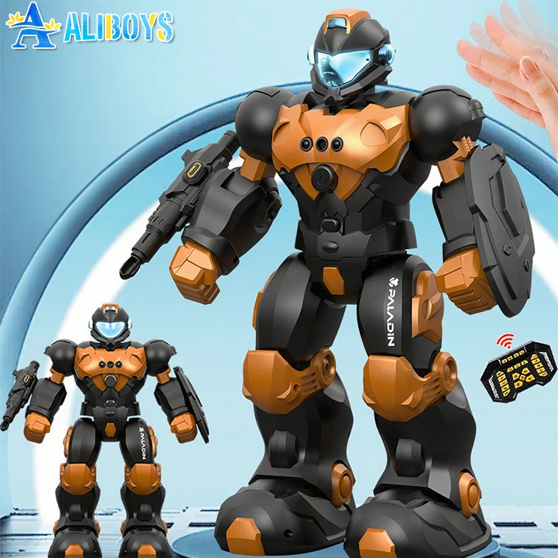 

2.4G RC Robot Intelligent Programming Gesture Sensing Remote Control Voice Singing Dancing Robot Electric Toy Kid Christmas Gift