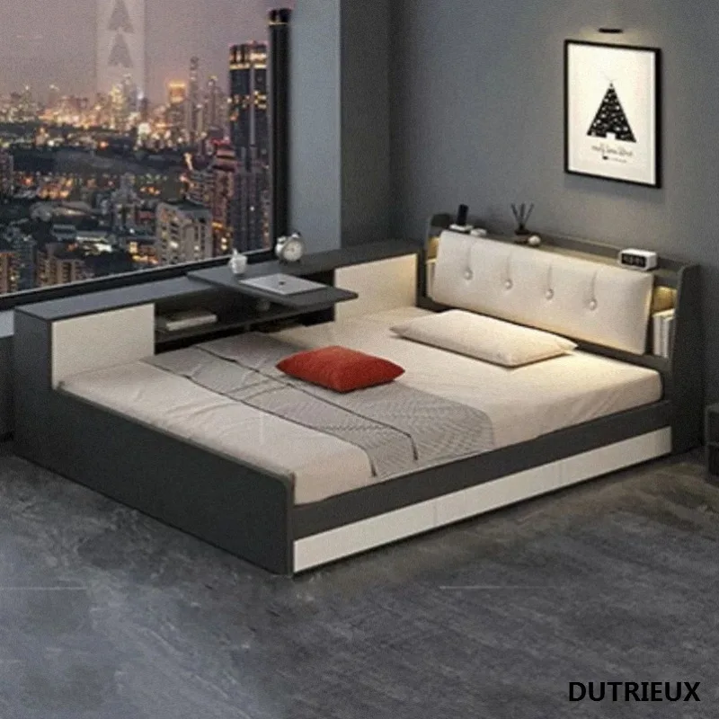 Modern Children Bed Princess Design Mobile Sleeping Girls Wooden Baby Luxury Bed Double Letto Matrimoniale Trendy Furniture