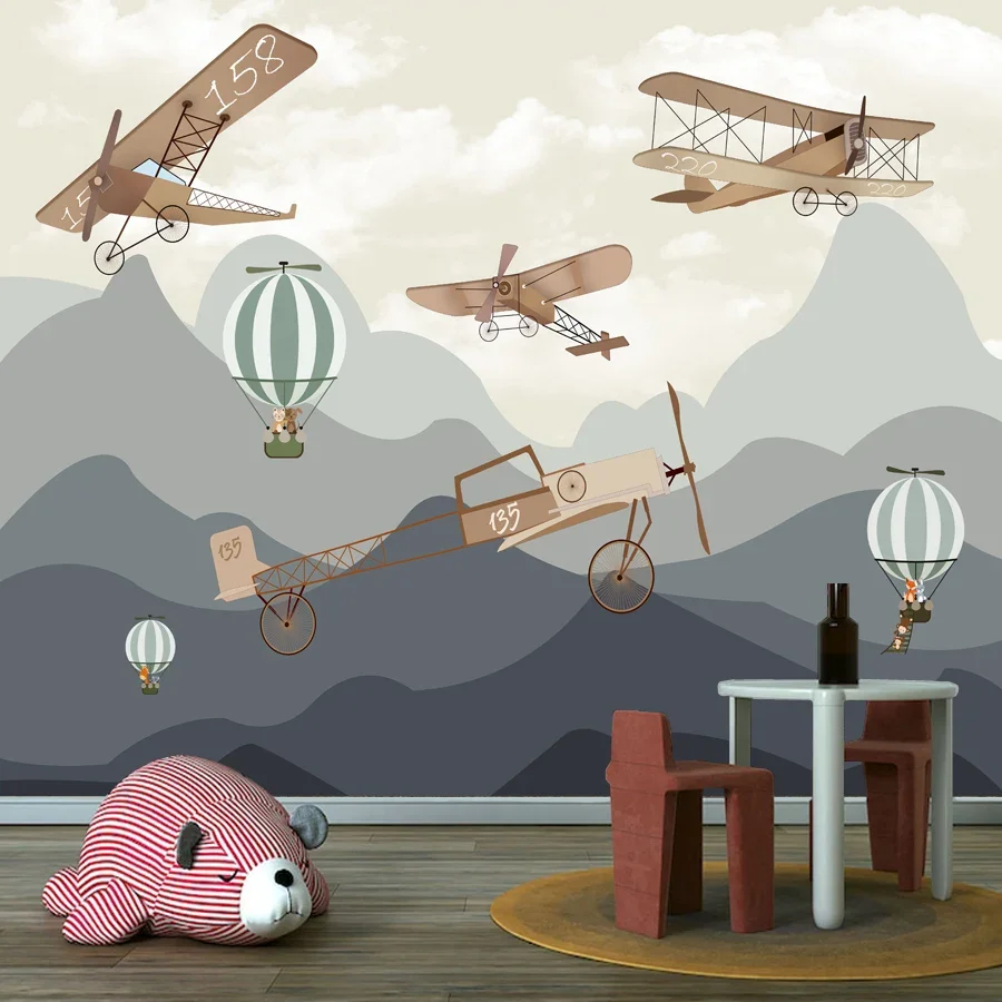 

Современные виниловые обои на заказ, обои для домашнего декора, горные детские обои для спальни, детская роспись