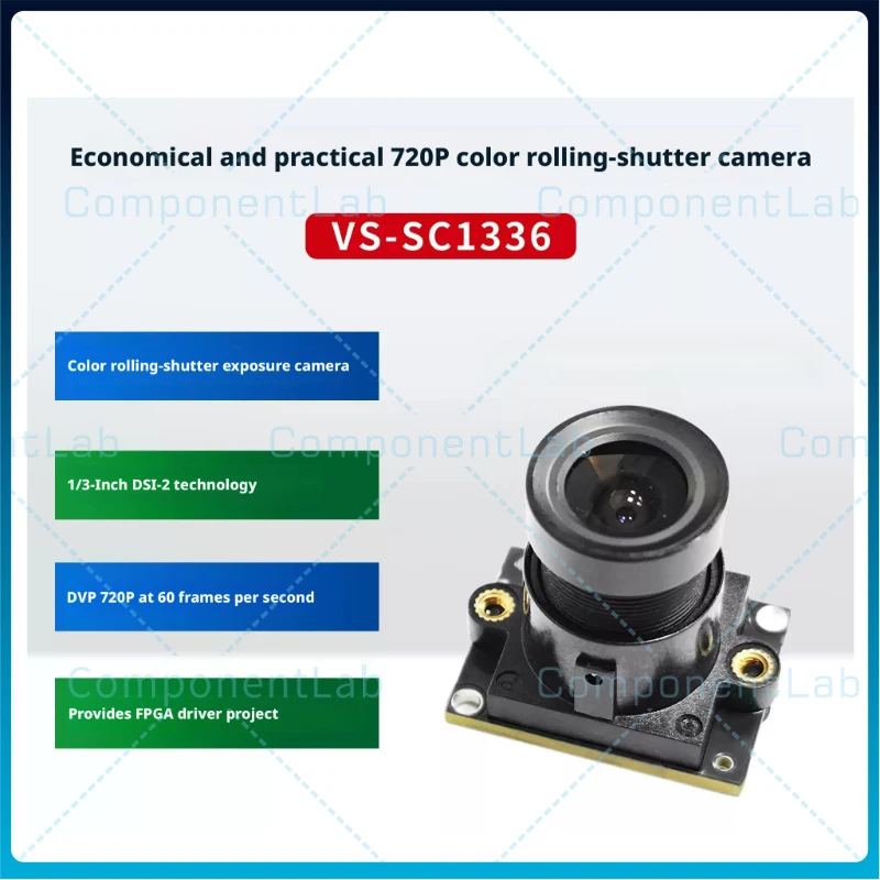 SC1336 720P 1/3 Inch Color Rolling Shutter DVP Camera Module With FPGA Driver Project