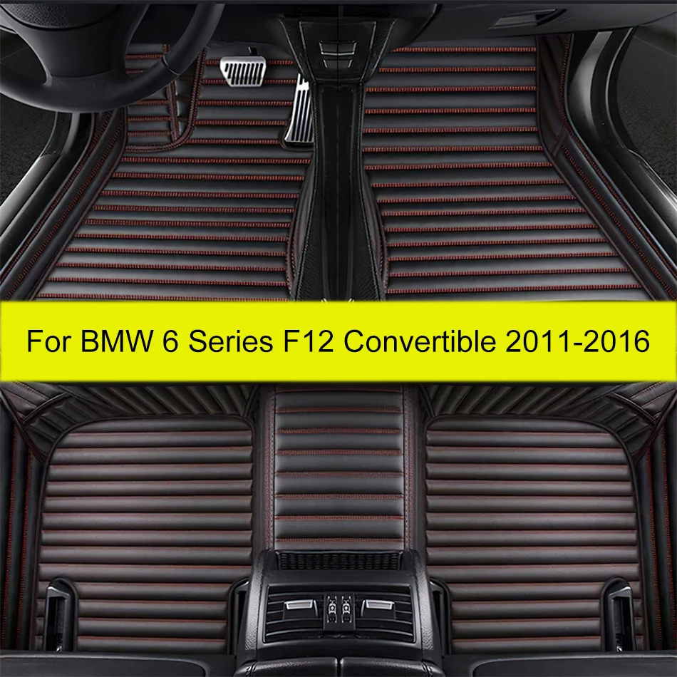 

Car Floor Mats For BMW 6 Series F12 Convertible 2011 2012 2013 2014 2015 2016 Auto Foot Pads Carpet Cover Interior Accessories