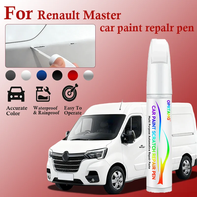 

Ручка-корректор для ремонта лакокрасочного покрытия Renault Master 2020-2025 CMF-B, средство для удаления царапин, аксессуары для авто, черный, белый, краска для автомобиля