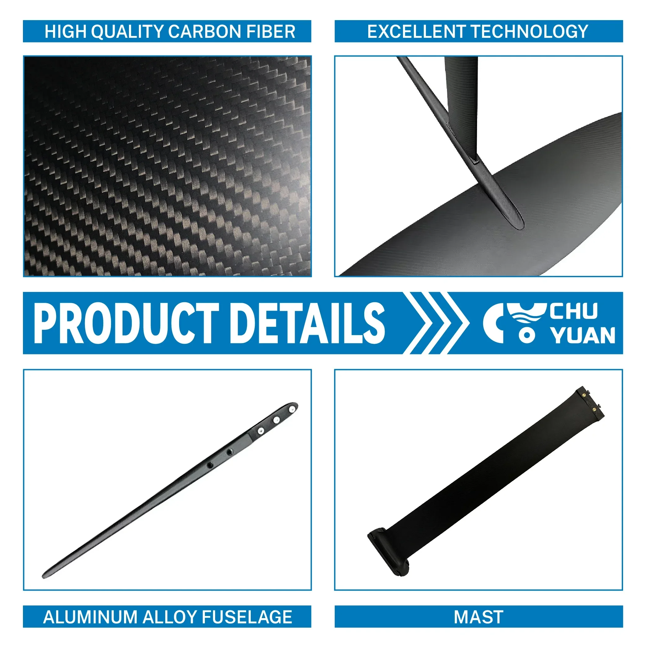 

2025 hot sale CY02 Hydrofoil Wingfoil Kitesurfing Pump Foil Board For Water Sports And Surfing