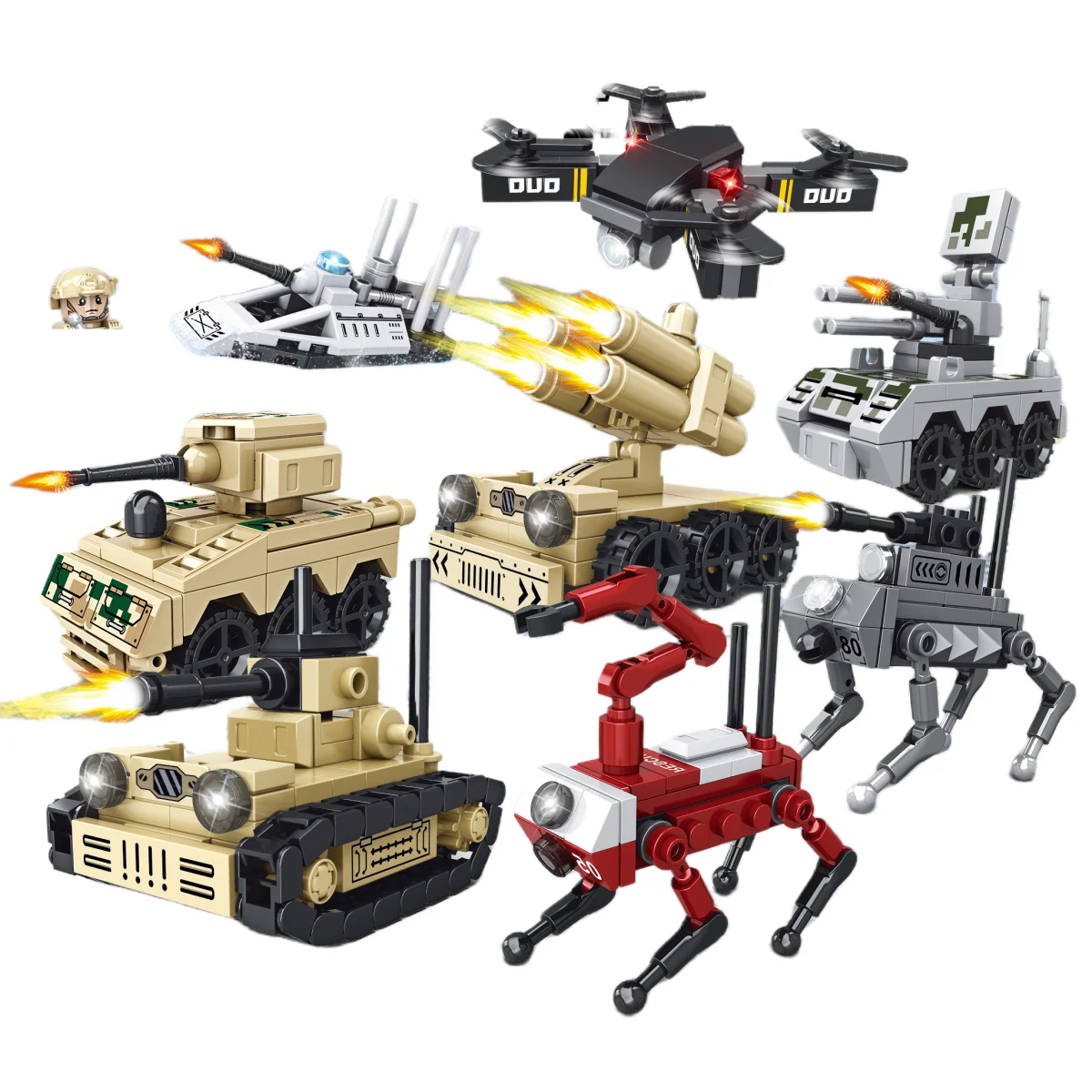 

Набор конструкторов-сюрпризов: Космический корабль, ракета, классический автомобиль, школьный автобус, пожарная машина, гоночный экскаватор. Фигурки-игрушки. Подарки на Рождество.