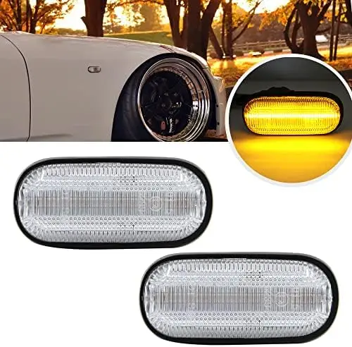 

Светодиодные боковые габаритные фонари для Honda S2000 S2K 1999-2009 гг. – прозрачные линзы, 2 шт.