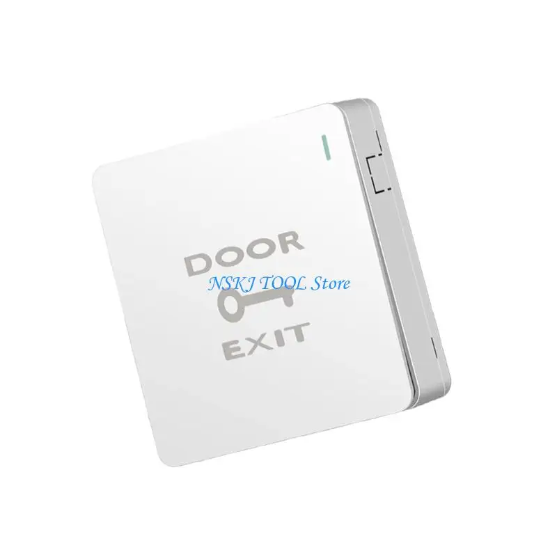 L8RC Screw Installed Access Control Button Quick Auto Function High Compatibility Fireproof Plastic for Entry Systems