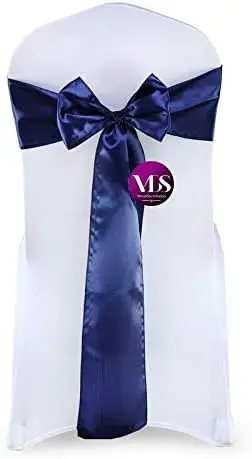 

Satin Chair Sashes Chair Cover Ba Tie Sateen Bows Ribbon For Wedding Birthday Graduation Engagement Ceremony Event Party