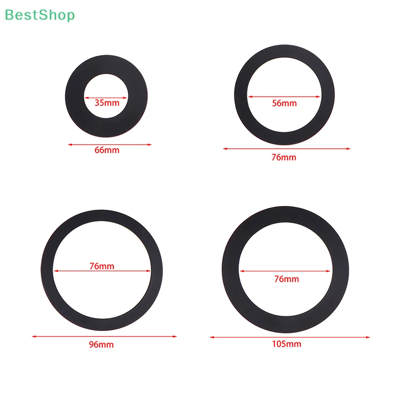 

Black O Rings Lampshade Ring Adapter Concealed Spacers for LED Spotlight Downlight