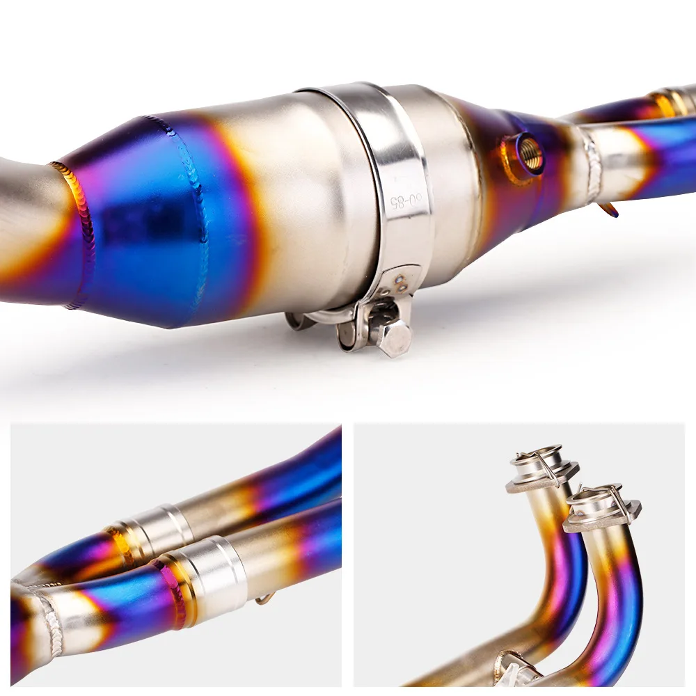 Suitable For Retrofitting TMAX500 TMAX530 560 Stainless Steel Titanium Alloy Front Exhaust Pipe