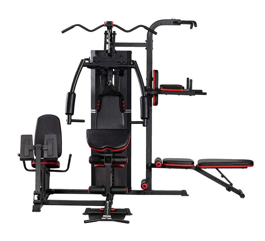 Multi Function Home Gym Bodybuilding Fitness Machine Stations Multi-functional Exercise Equipment Leg Press