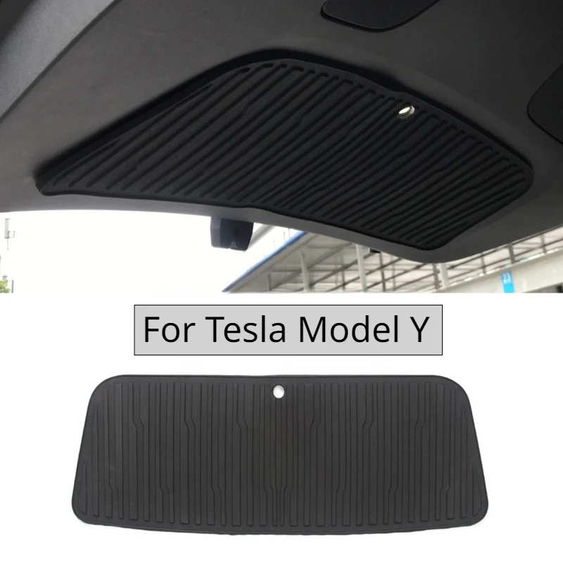 Rear Trunk Tailgate Protective Pad for Tesla Model Y Anti-dirty Waterproof Inner Mat Paste Directly TPE Car Interior Accessories