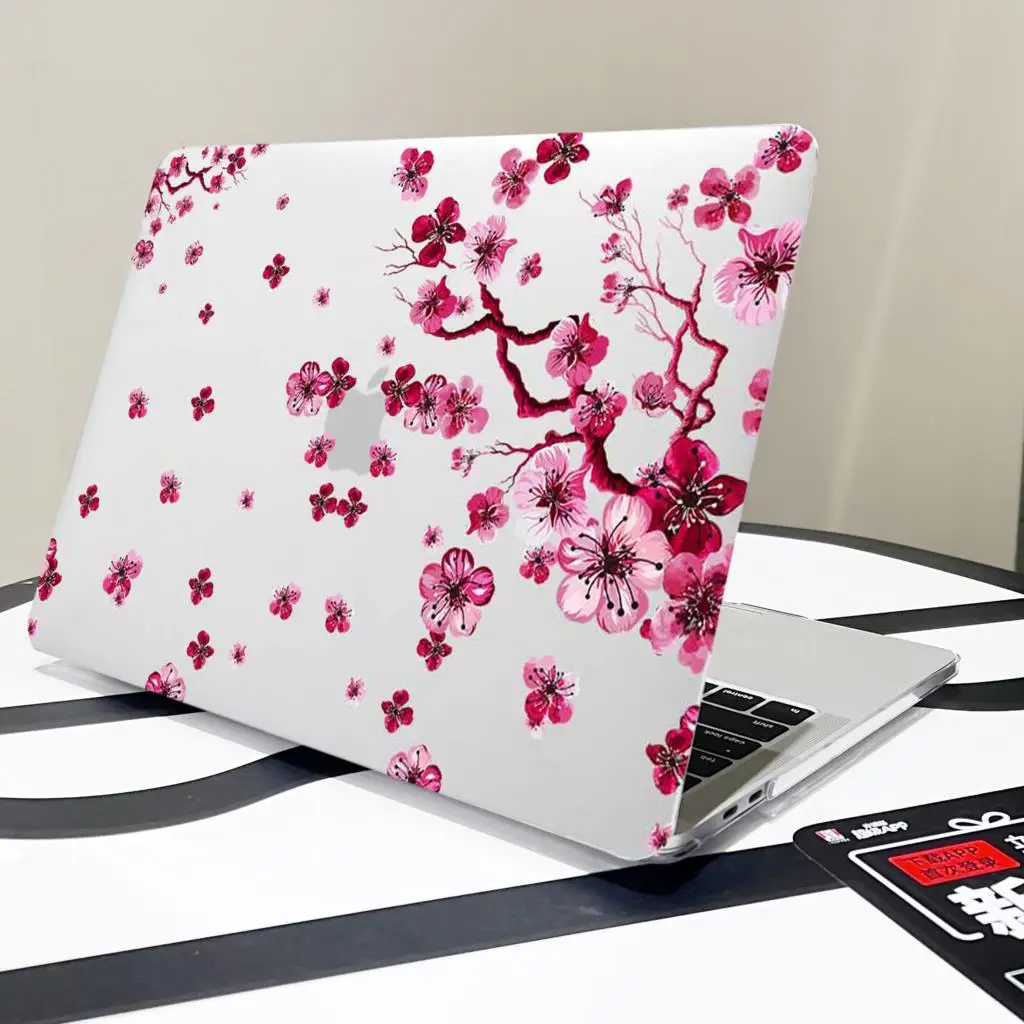 

Tree flower Laptop Case For Macbook M1 M2 Air 13 15.3 2023 A2941 Pro 13 14 16 inchA2681A2179A2337A2338A2442 Touch bar/ID cover