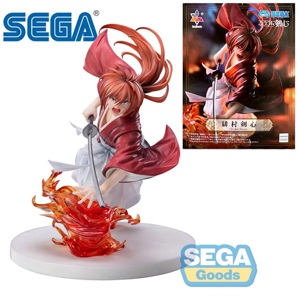 

SEGA Original Luminasta Rurouni Kenshin Anime Action Figure Toys For Boys Girls Kids Children Birthday Gifts Collectible Model