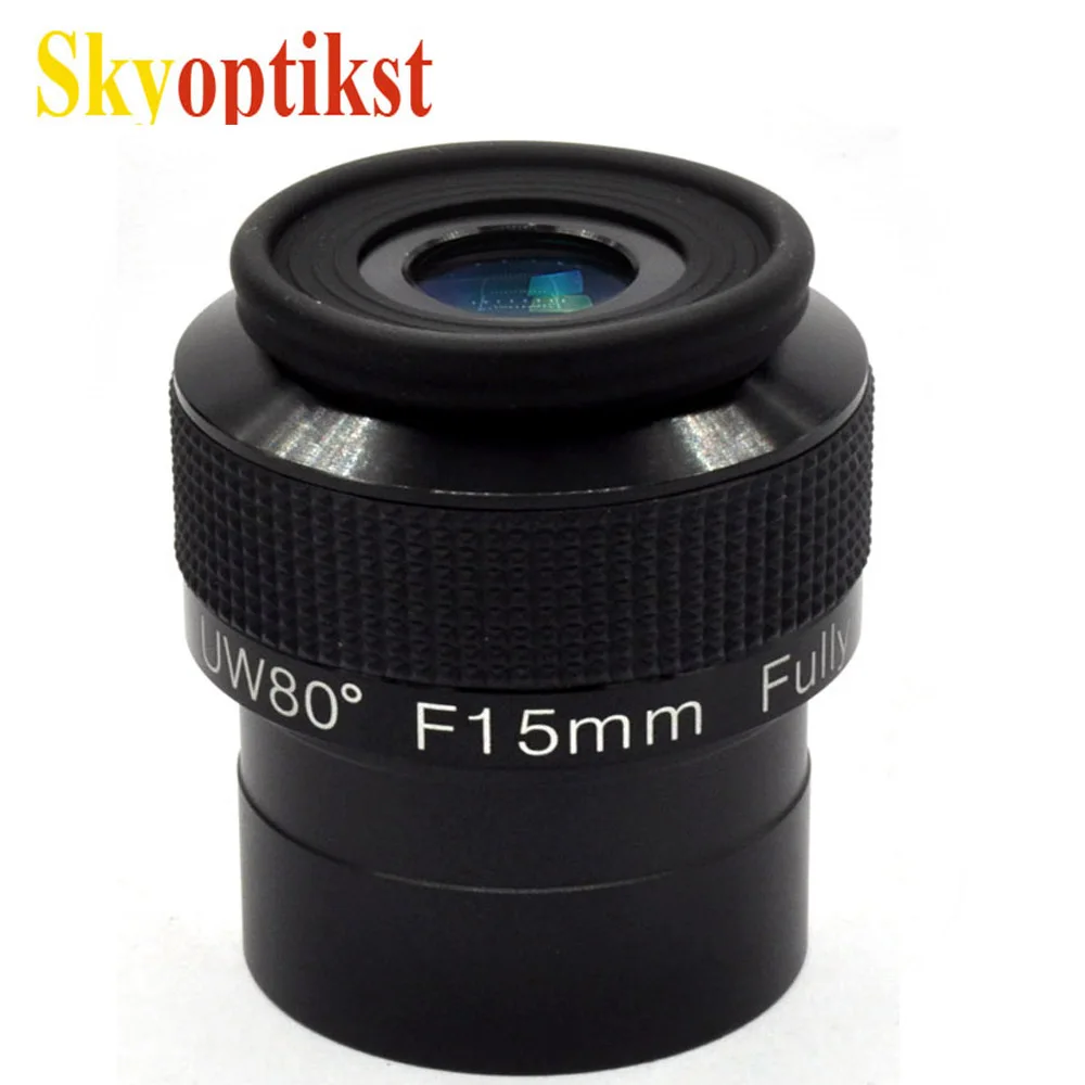 2 inch 15mm Eyepiece 80° Super Wide Angel eyepiece HD Lens Astronomical telescope Deep space photographic equipment