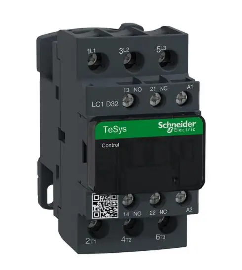 

LC1-D32Q7 LC1D32Q7 Контактор TeSys D — 3P (3 НО) — AC-3 — 32 А — катушка переменного тока, 380 В переменного тока, 50/60 Гц