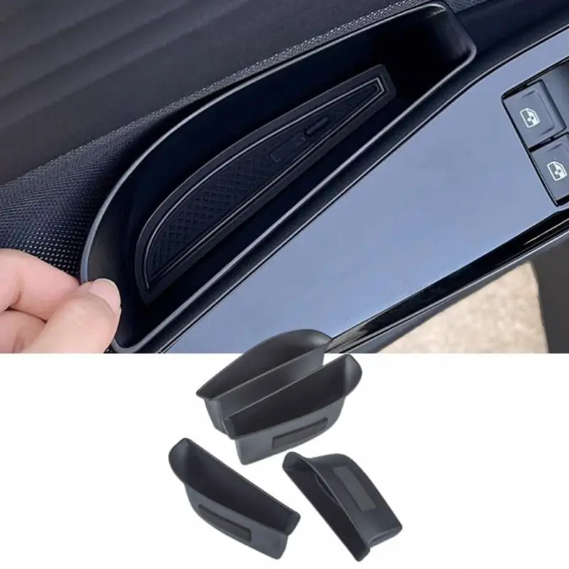 2pc/4pcs for VW ID.4 ID4 ID 4 Door Handle Storage Box Accessories Car Door Holder Tray Organizer