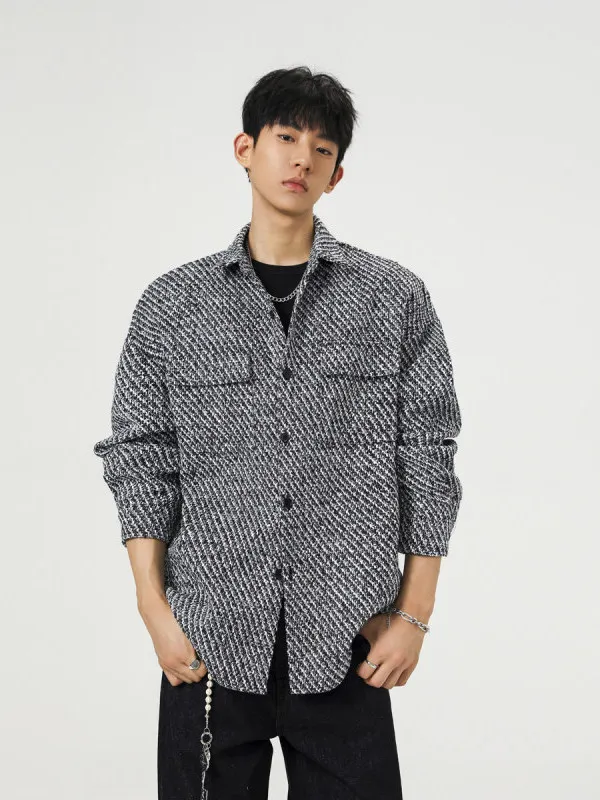 

Модный брендовый мужской Long Sve Plaid irt с воротником в стиле ретро, повседневная куртка, весна-осень, новинка Sle Hip Haome, винтажная отвернутая одежда...