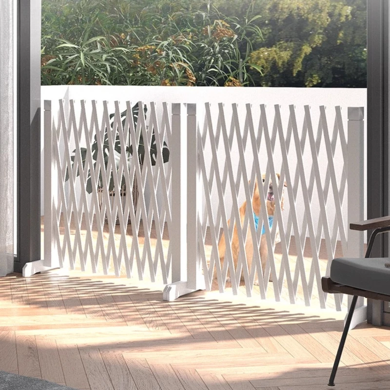 ペット子犬用フェンス 引き込み式隔離犬用木製フェンス 折りた - Home Security Fence のレビューと価格