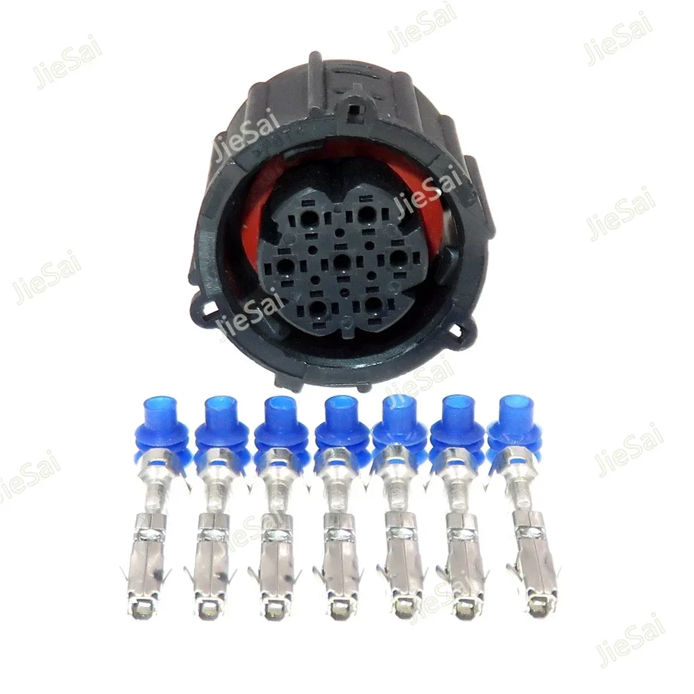 Sensor de Presión Automotriz de 7 Pines y Conector Impermeable para Cable Redondo de Exploración Petrolera, Conector para Automóvil