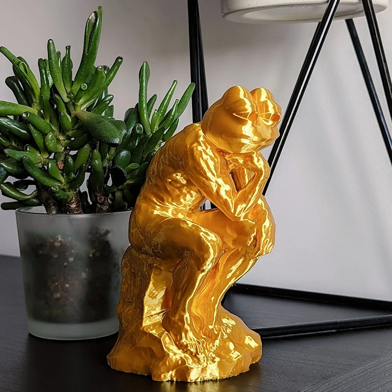 The Feeler Pepe Statue Frog Statue Crafts Living Room Decor Figurines Home Decoration Accessories Desktop Ornament Gift