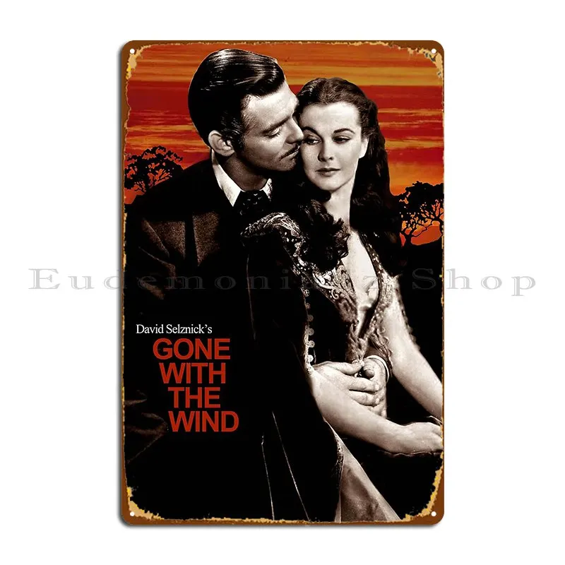 Two Man And Woman Metal Sign Poster Iron Cinema Wall Decor Classic Wall Decor Tin Sign Poster