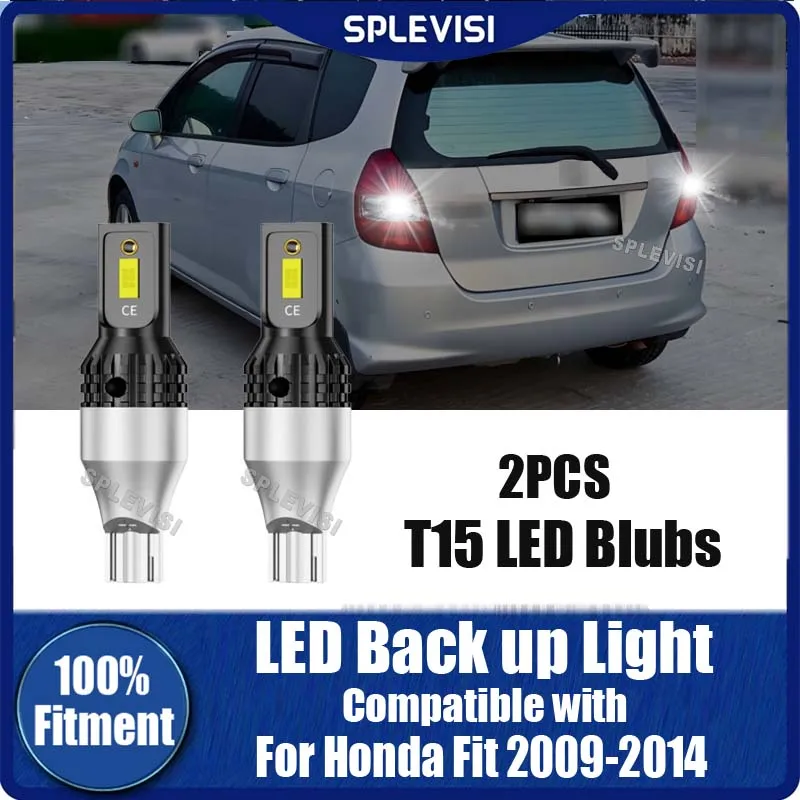 

6000K White IP67 Level 9-16V Reverse Light Accessories Back up Lamp Xeonon White For Honda Fit 2009 2010 2011 2012 2013 2014