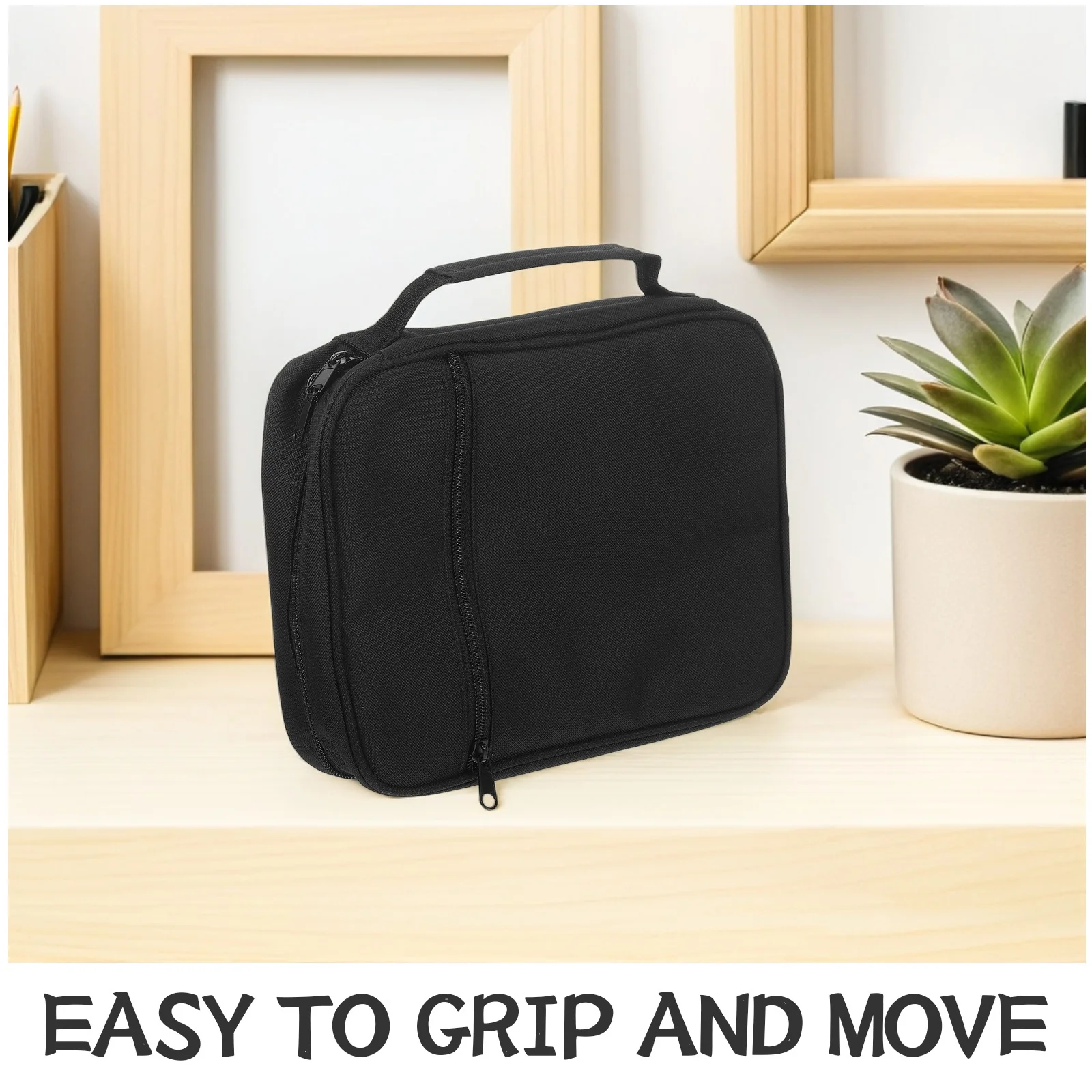 Обложка для Библии с ручкой, водонепроницаемый чехол для книги на молнии, защитная сумка для Библии, карманы, органайзер для переноски для церковных исследований, путешествий