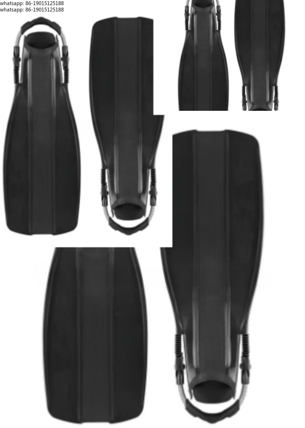New 2026 Factory Direct Sales  Professional equipment Adjustable diving fins side hanging diverite frog kick