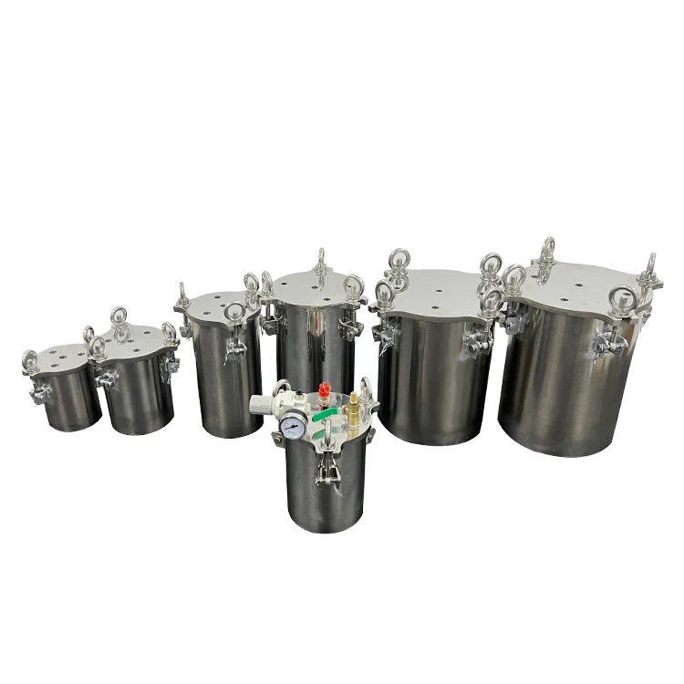 

1L-60L Stainless Steel Pressure Tank Hydraulic Pneumatic Tank Pressure Vessel Glue Pressure Bucket