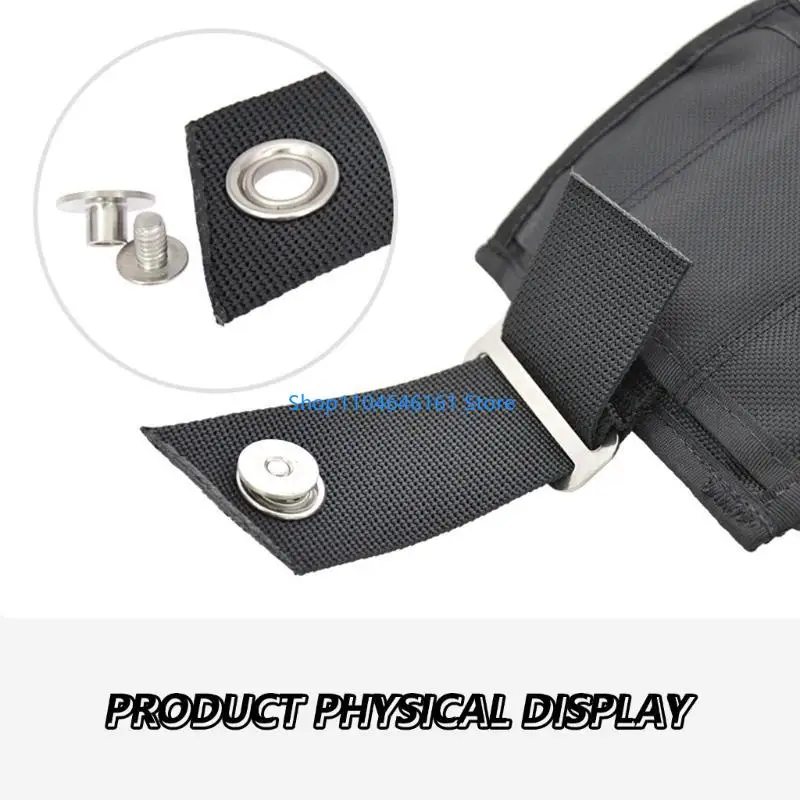 Diving Counter Weight Belt Bag Inner Pocket Trim Counter Weight Bags with Fast Release Buckles for Underwater Diving