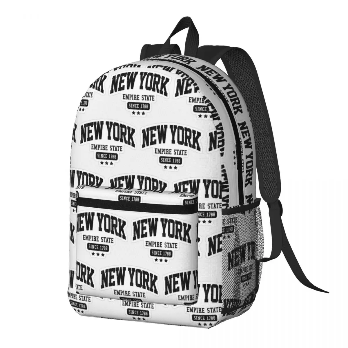

Brooklyn New York Backpack Daypack Large Capacity Kids BookBag School Bag Shoulder Bags for Men Women