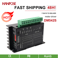 hanpose  Microstep Driver DM542S For Nema 23 Motor Stepper Driver  9-42 VDC Max. 57 Series Stepper Motor