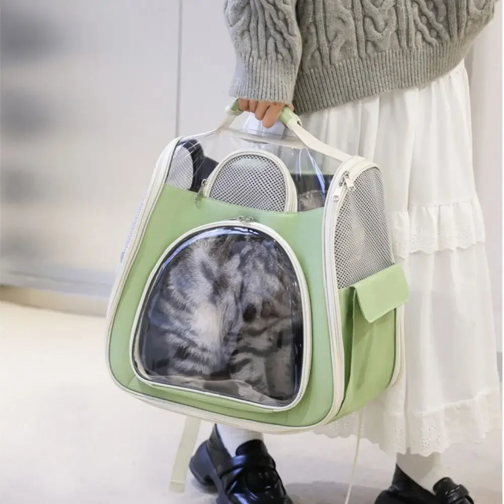 

Portable Large Capacity Pet Carry Backpack Foul-proof Waterproof Cat Carrier Bag Foldable Pet Backpack Bag Outdoor