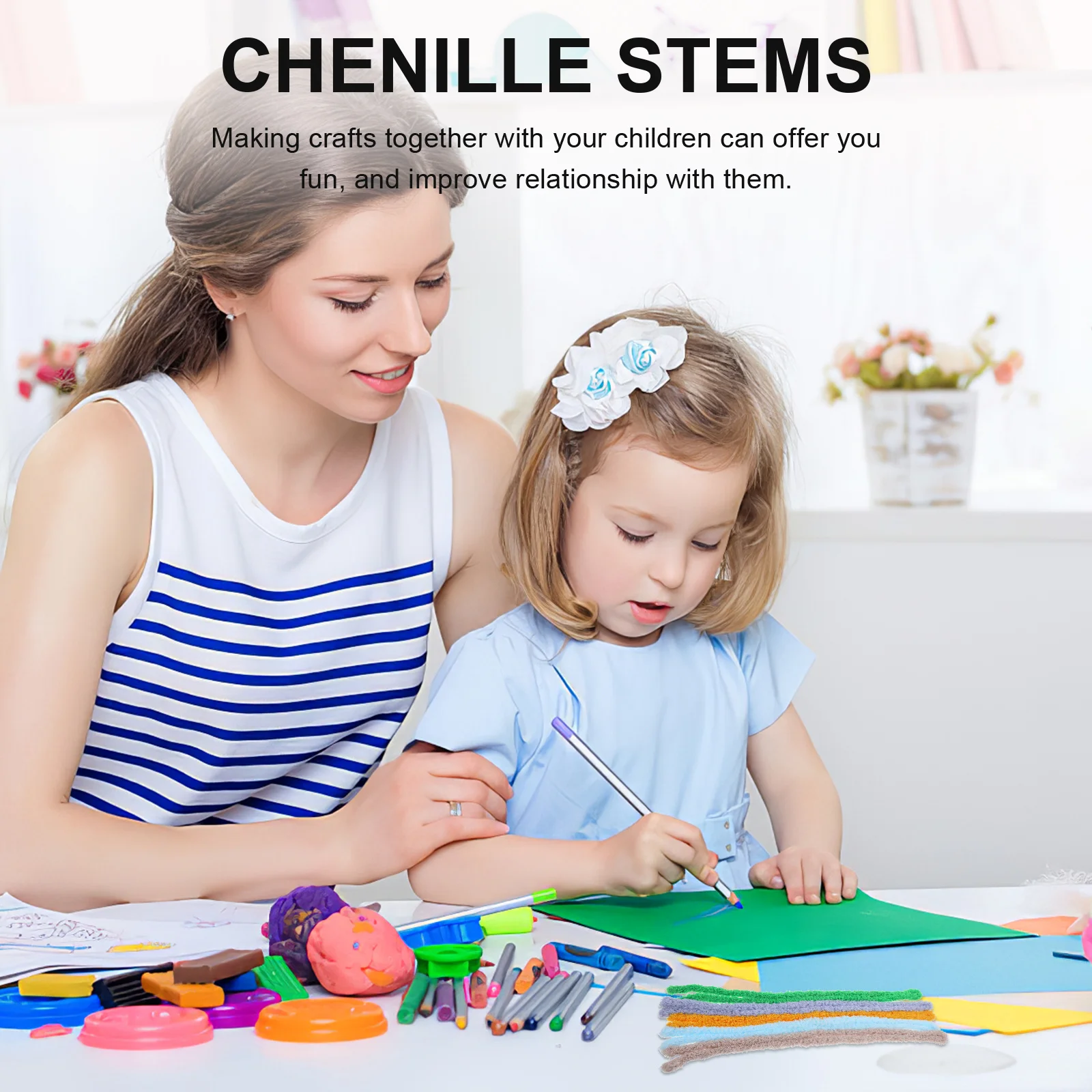 5 pçs hastes de chenille diy artesanato limpadores cor misturada barras dobráveis para crianças artesanato aprendizagem precoce suprimentos criativos