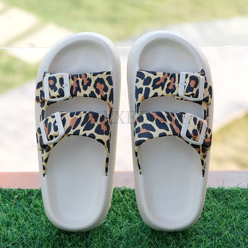 Summer Women Thick Platform Slippers Beach Eva Soft Slide Sandals Leisure Men Ladies Indoor Antislip Sandals