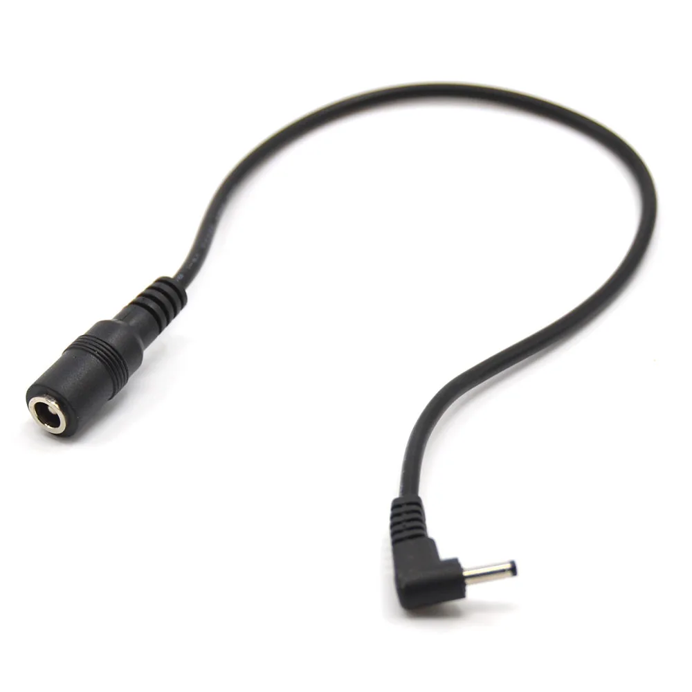 Cable de alimentación hembra de 5,5x2,1mm a macho de 3,0mm x 1,1mm para CANON DR-20, CA-PS700, DR-E5, DR-E8, batería simulada de DR-E15