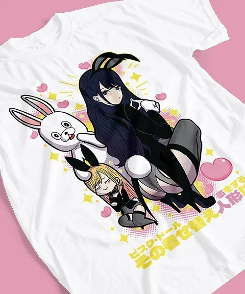 Camiseta unisex Bunny Girl Senpai Love Cotton anime T-shirt