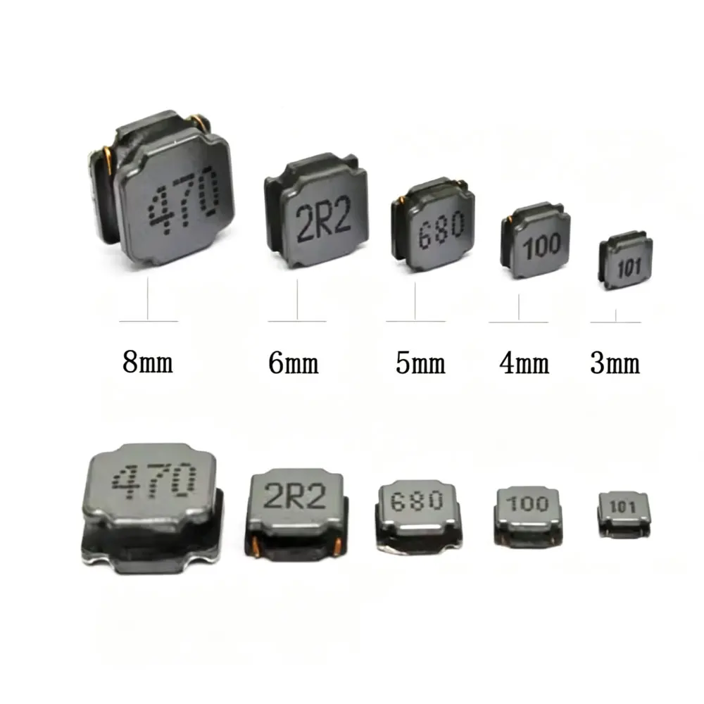 20pcs NR3015 4018 5020 6045 8040 Automatic Shielding Magnetic Adhesive Inductance 1UH 2.2 3.3 4.7 10 15 22 33 47 56 100 220