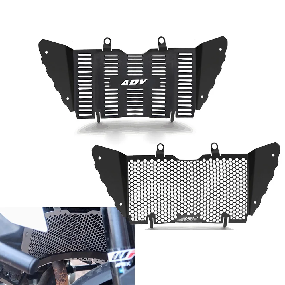 

Black Silver Grille Radiator Protection For 390 ADV ADVENTURE 2019 2020 2021 Motorcycle Radiator Guard Cover Accessories 390ADV